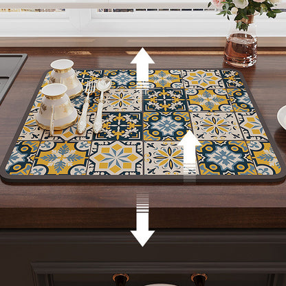 BowLift | Retro Quick-drying Water-repelling Mat for Kitchen-Bar-Countertops