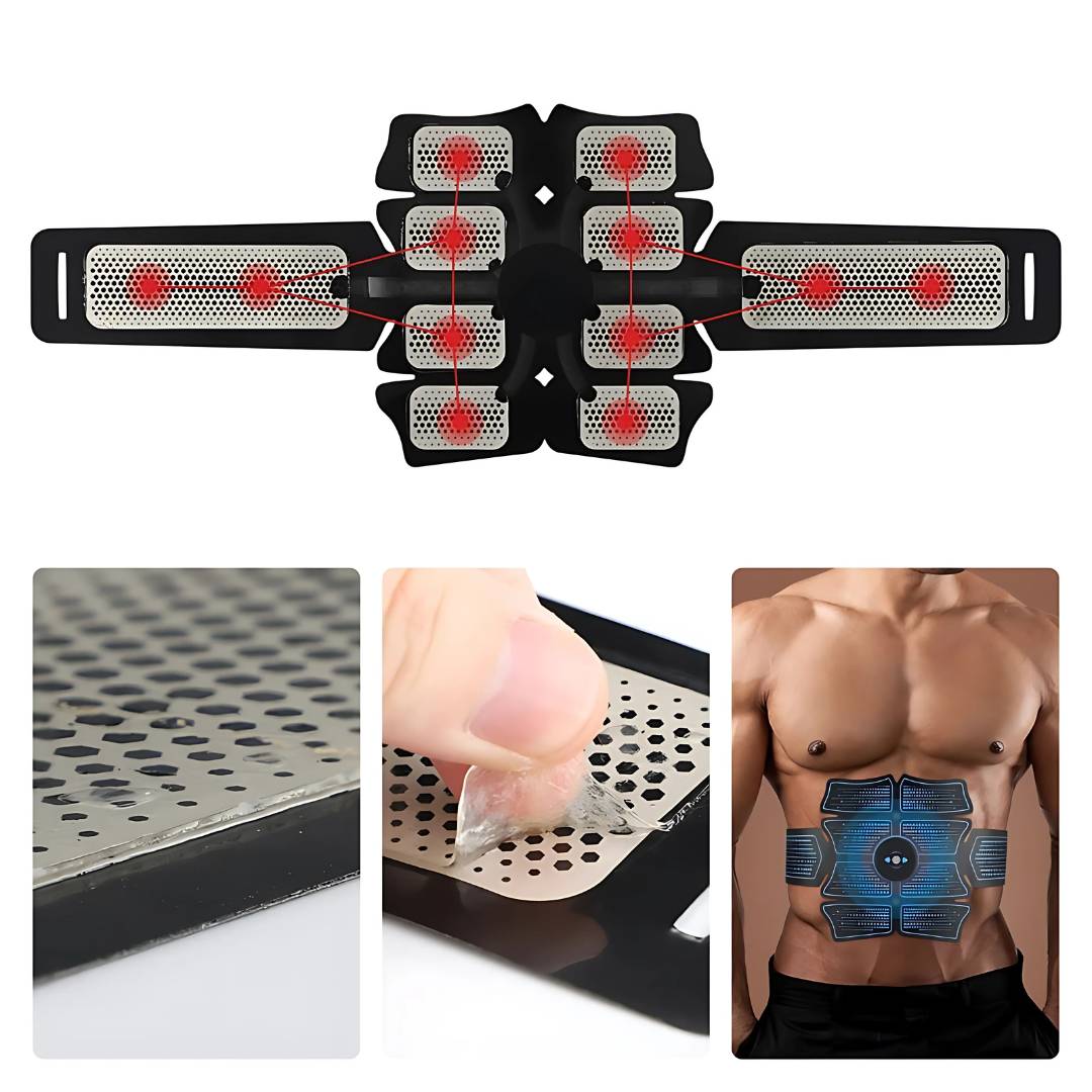CorePulse Abdominal Electrical Muscle Stimulator | Belt for Muscle Toning - Belly Fat Loss - Post-Workout Recovery and Pain Relief Bowlift