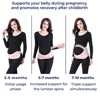 Maternity Support Belt – Back and Pelvic Support – Posture Comfort – Stability and Recovery Skanto