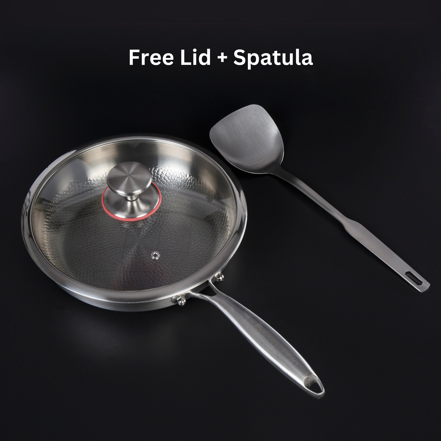 Skanto | Titan Frying Pan | Non-Toxic, Naturally Non-Stick & Ideal for Healthy Cooking
