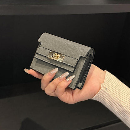 BowLift | Minimalist PU Leather Zipper Card Holder