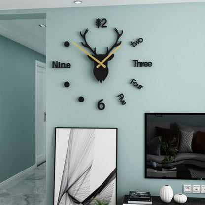 3D Creative Acrylic Hanging Clock | Bowlift