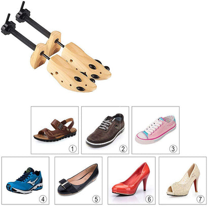 Adjustable Luxury Shoe Stretcher - Three Comfort Fit Aid | Skanto