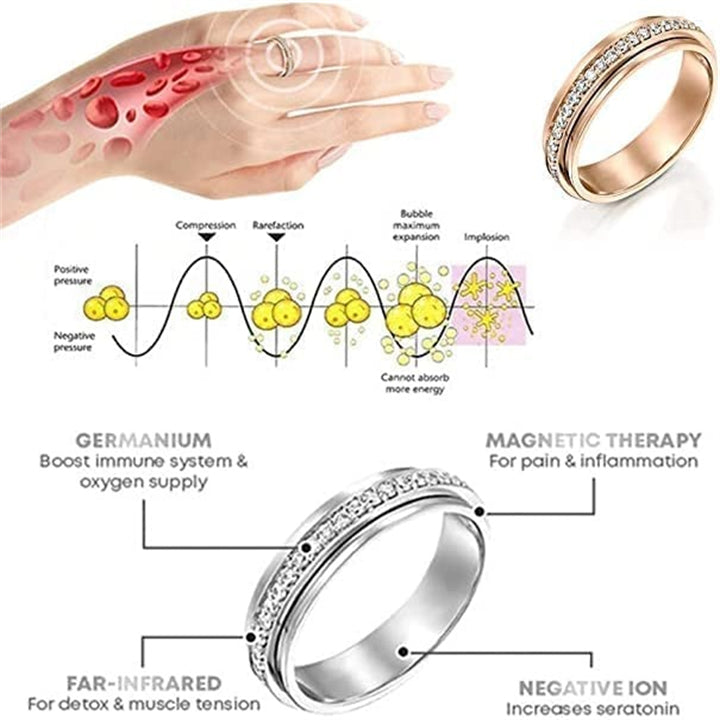 BowLift | Thermogenic moissanite rotating ring