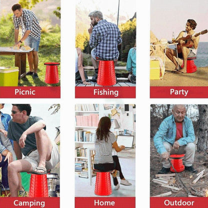 Portable extendable folding stool | Karnz