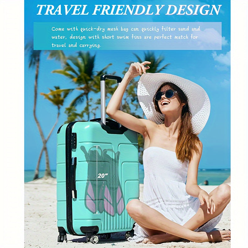 BowLift | Snorkel fins SeaVana Glide | Adjustable & Short | Open Heel | For Travel & Leisure | Unisex
