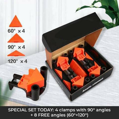 Skanto | Clamp Set (4pcs) + FREE 60°, 90° & 120° Heads
