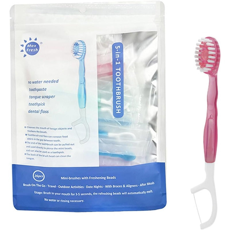 Skanto | 5-in-1 Portable Travel Toothbrush