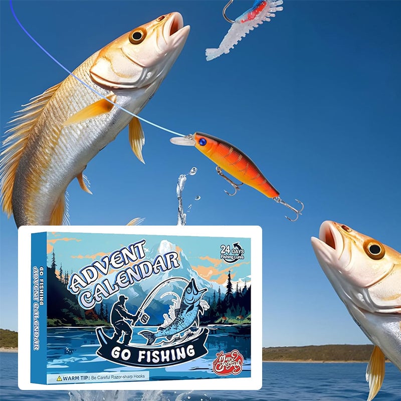 Skanto | 24-Day Christmas Countdown Fishing Tackle Set