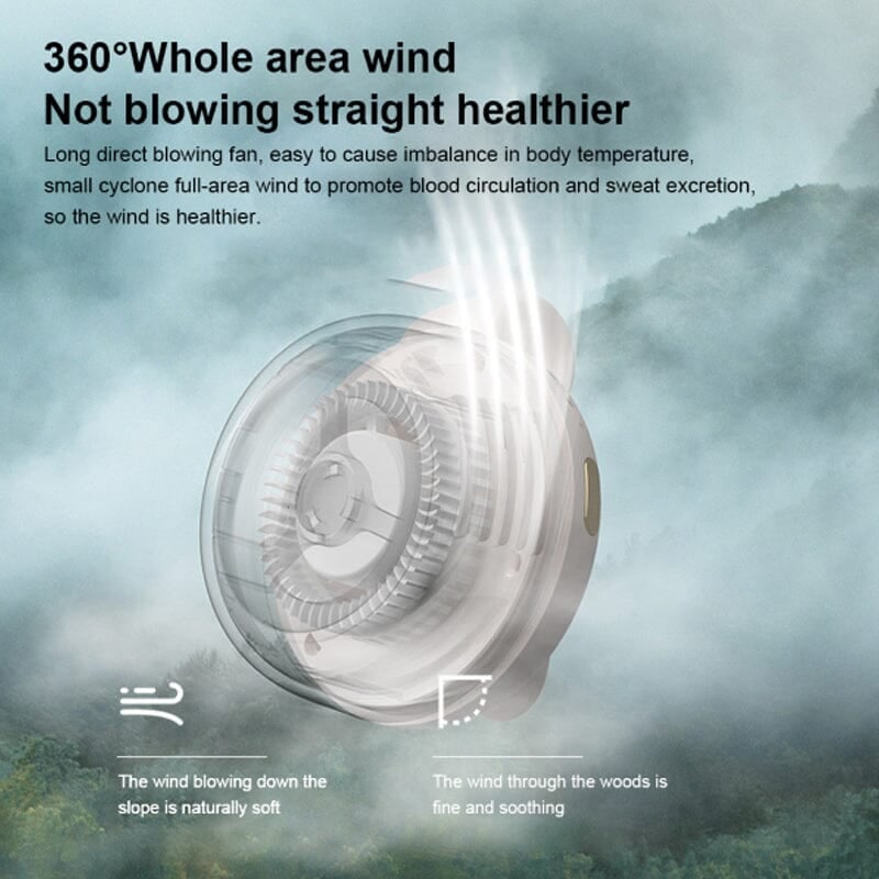 BowLift | Small Whirlwind Clip Waist Neck Fan