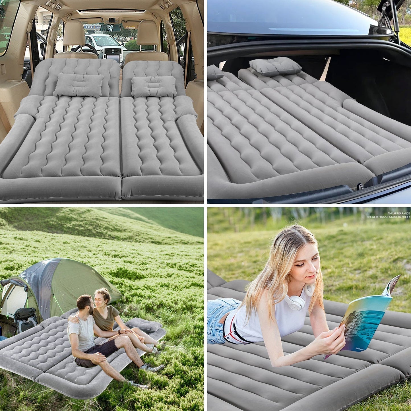 Car air mattress with pillow | Karnz