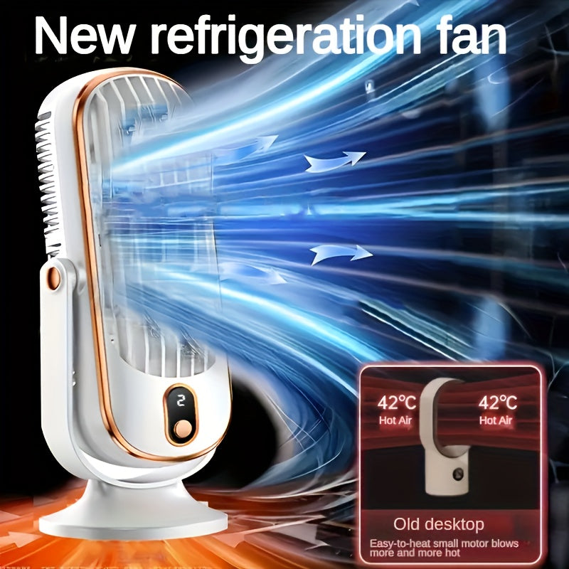 Portable Air Conditioner Fan - Large Battery, Dual Motor, 5-Speed Air Cooler with 720° All-around Air Blower - Ideal for Office, Camping, Outdoor RV, USB Fan - Great Gift for Thanksgiving, Halloween, Christmas | Brehn