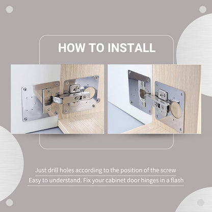 BowLift | HingeSaver Stainless Steel Cabinet Hinge Repair Kit