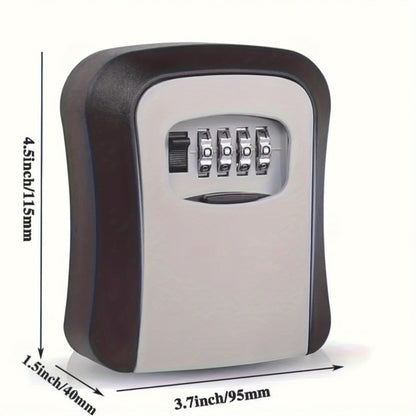 Outdoor key safe with combination code & cover | Brehn