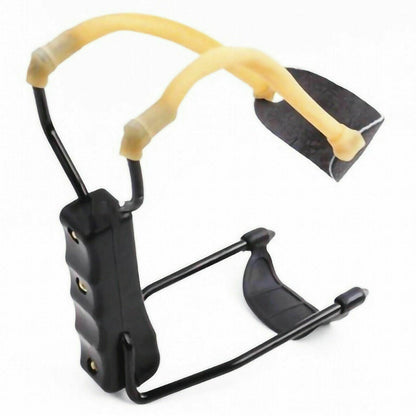 Foldable wrist slingshot.