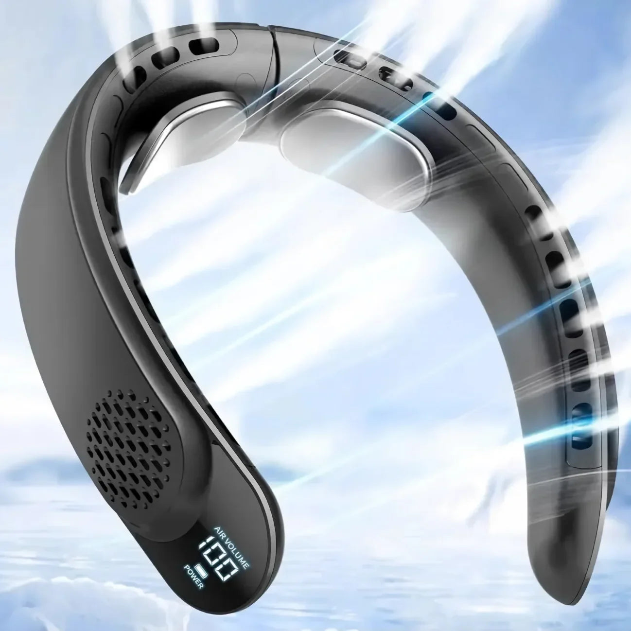 Portable neck fan with rechargeable cooling for outdoor sports | Brehn