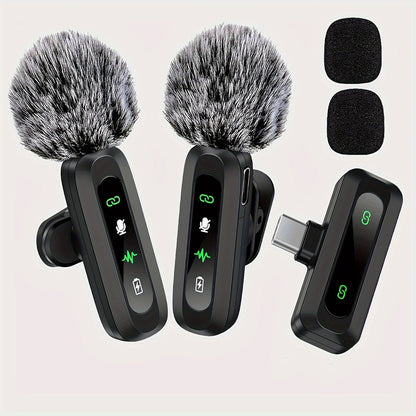BowLift | SoundSnap Wireless Clip Microphone – USB-C Microphone for Smartphone and Tablet