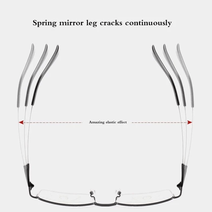 Skanto | Titanium Progressive Distance and Near Dual-Use Reading Glasses