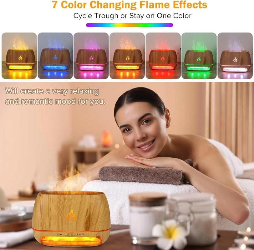 Woyuosn 3-in-1 Himalayan Salt Stone Aroma Diffuser Bowl