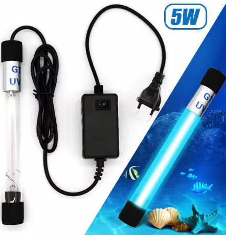 BowLift | Efficient & Portable Handheld Strong UV Light Antiseptic Sterilization Lamp with Mercury Tube Light, High Intensity UV Light, Opaque Reflective Silver Foil, for Home, Office, Travel and More (US Plug)