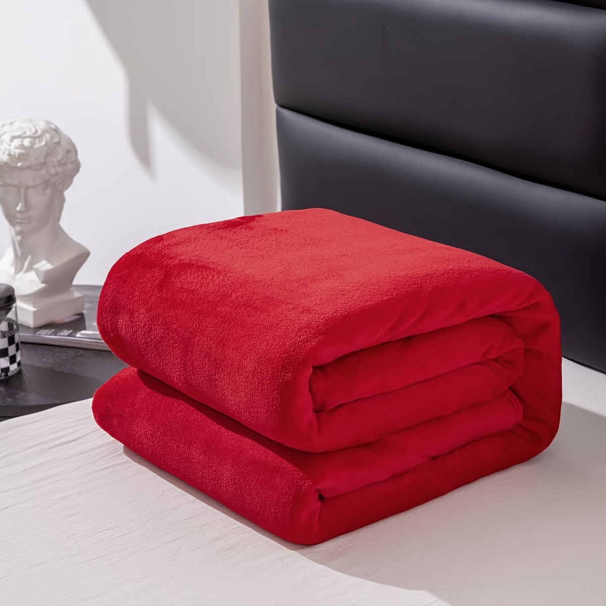Skanto | Soft and Warm Grey Flannel Blanket for All Seasons