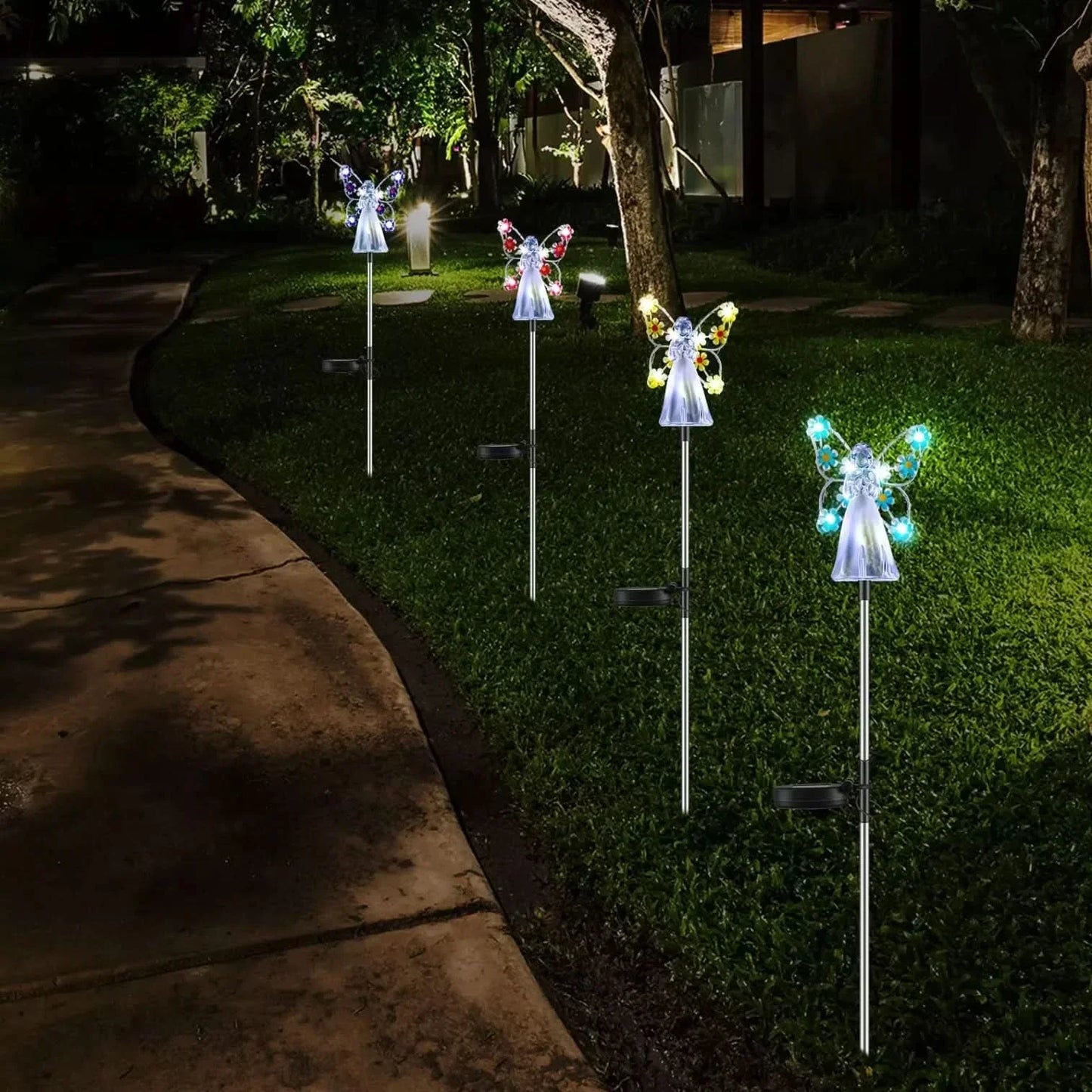 BowLift | Solar Angel LED Garden Light for Outdoor Decoration