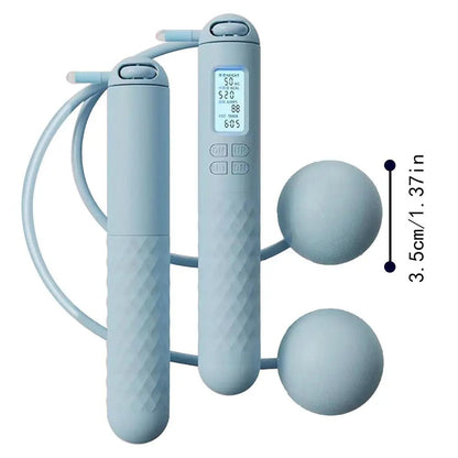 Wireless Jump Rope with Counter – Weighted Handles for Home Cardio Workouts | Karnz
