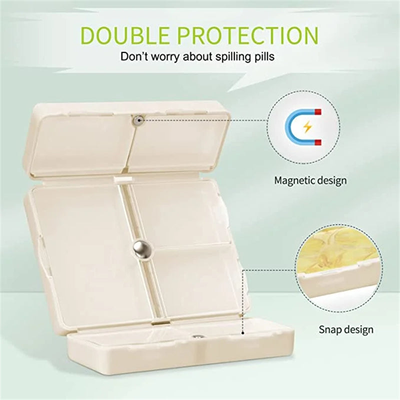 Kalsten | Foldable Carry-on 7 Compartment Pill Box