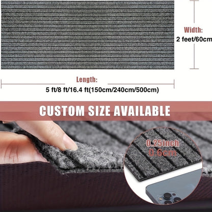 Non-slip Runner - Washable Rug with Rubber Backing for Indoor and Outdoor | Perfect for Hallway and Balcony | Skanto