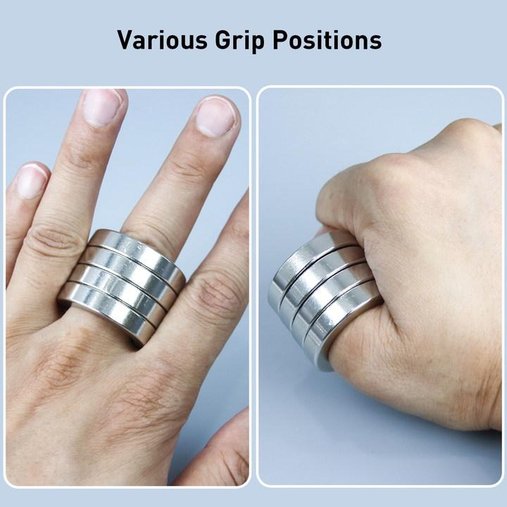 Brehn | Foldable Four-Ring Stainless Fidget Toy