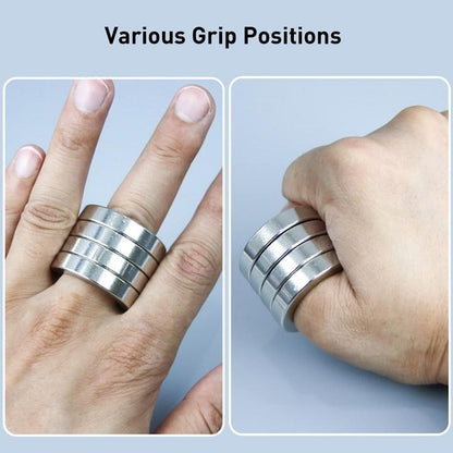 Brehn | Foldable Four-Ring Stainless Fidget Toy