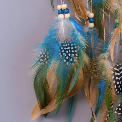 Brehn Turquoise Tree of Life Feather Dreamcatcher