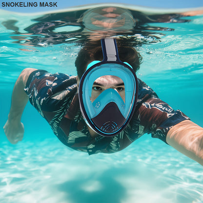 Full-face snorkel mask with 180° visibility | Bowlift