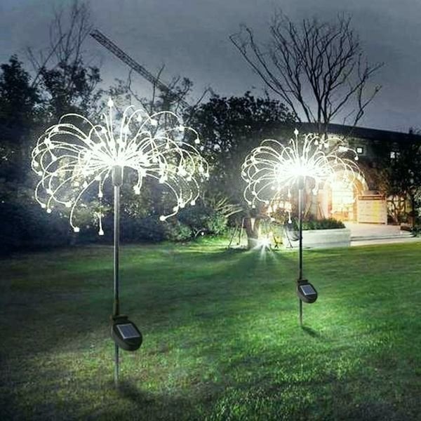 BowLift | Solar Firework String Lights | 90 LED | Waterproof IP65 | Garden & Outdoor Decoration | 95cm