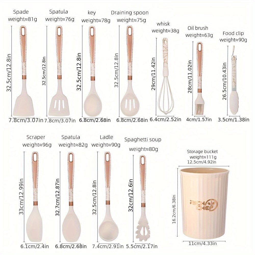 Skanto | Cooking - Kitchen Joy with the Elegant Silicone Kitchen Utensil Set