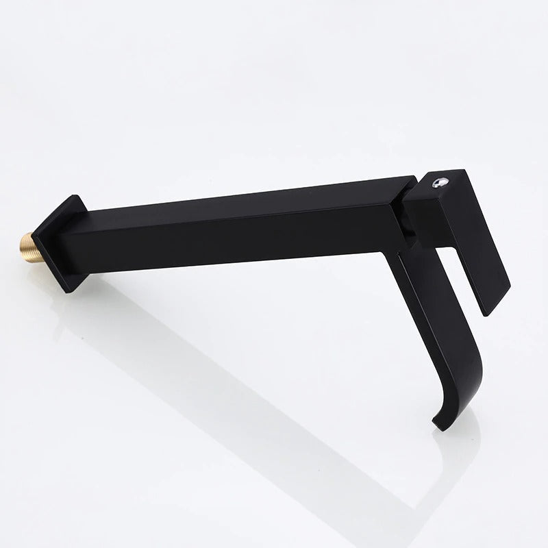 Skanto | Matte Black Cold Water Single Faucet for Sink Installation