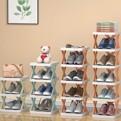 Vertical Shoe Rack | Space-Saving Multi-Tier Storage Skanto