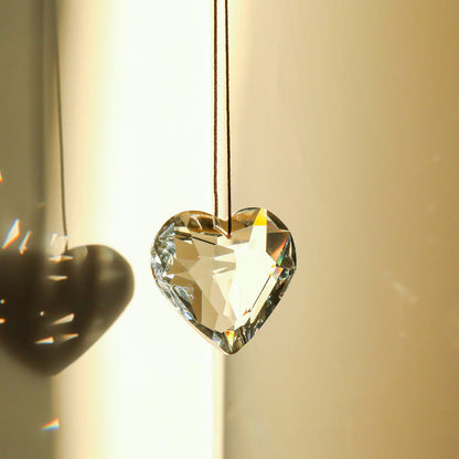 Skanto | Hanging Heart Sun Catcher Prism Craft Projects