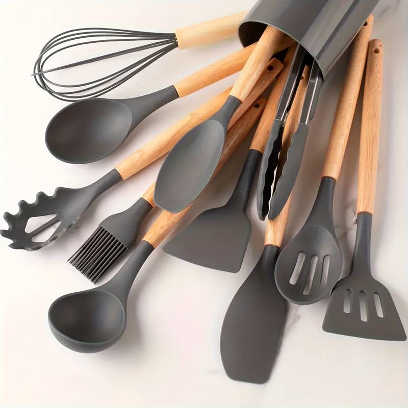 Canaya - Luxury Silicone Kitchen Utensil Set (12-Piece) Skanto