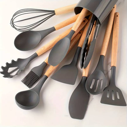 Canaya - Luxury Silicone Kitchen Utensil Set (12-Piece) Skanto