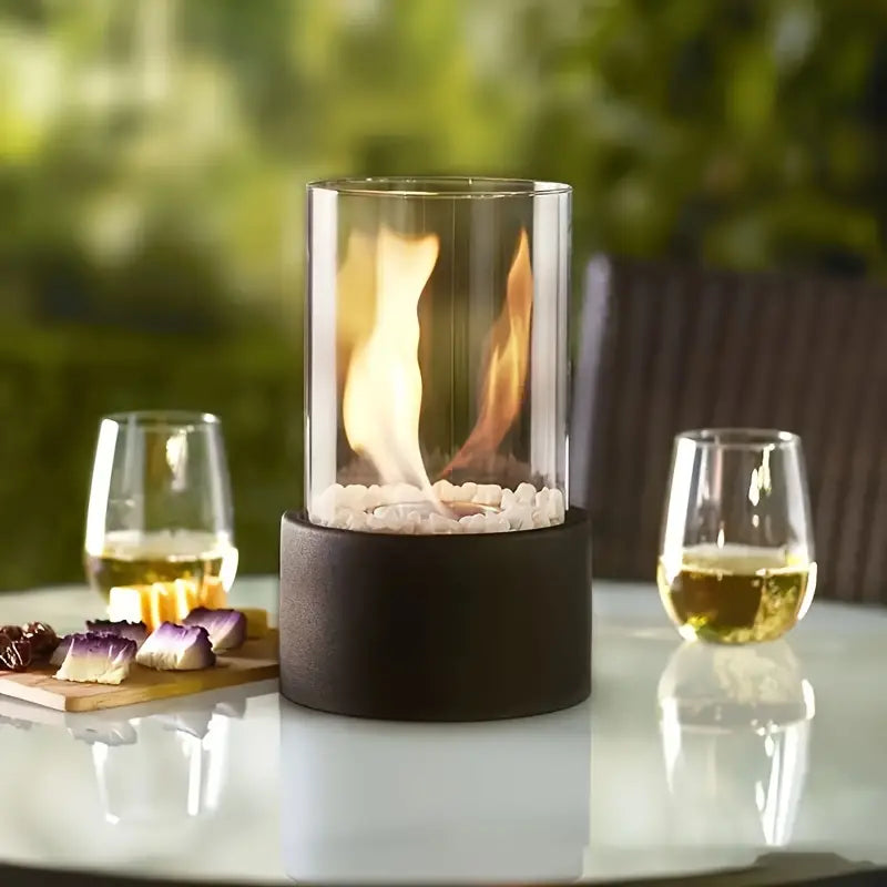 Skanto | Stylish & Modern Tabletop Fire Lantern