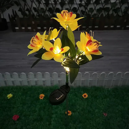 BowLift | Modern Outdoor Solar Lighting with 7 Flowers