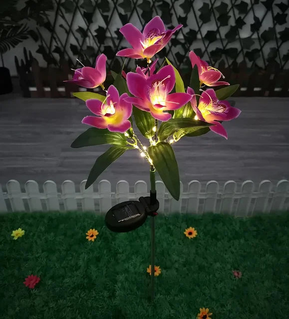 BowLift | Modern Outdoor Solar Lighting with 7 Flowers