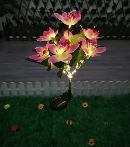 BowLift | Modern Outdoor Solar Lighting with 7 Flowers