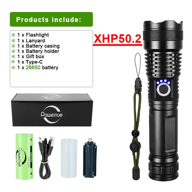 Skanto | LED Flashlight | Rechargeable Flashlight