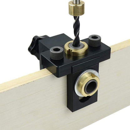 Skanto | 3-in-1 Adjustable Woodworking Drill Locator Clamp Tool