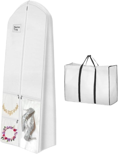 BowLift | Long Wedding Dress Storage Set – Dustproof Wedding Dress Bag (1+1 FREE)