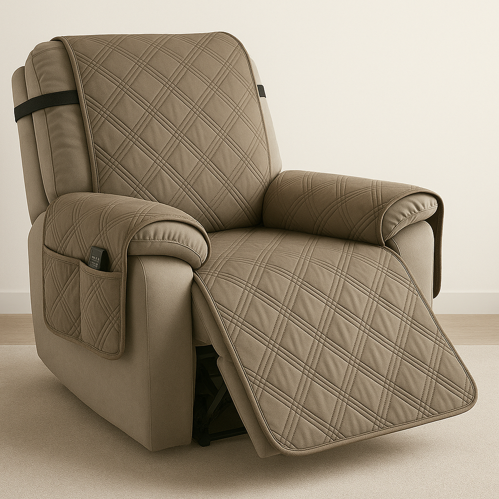 Skanto | Quilted Waterproof Recliner Cover Armchair Protector