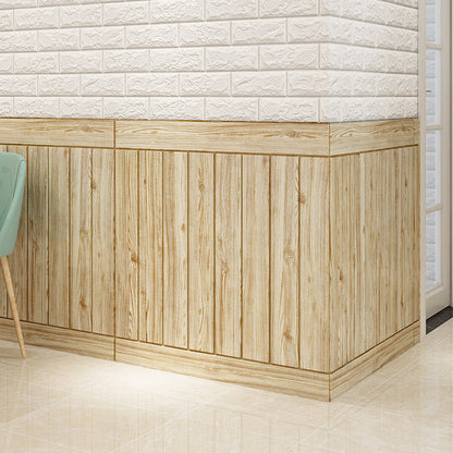 BowLift | Modern Tin Wall Paneling Smooth Wall Ceiling Wood Plank Set of 6