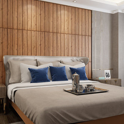 BowLift | Modern Tin Wall Paneling Smooth Wall Ceiling Wood Plank Set of 6